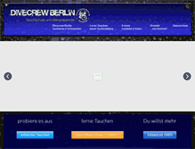 Tablet Screenshot of divecrew-berlin.de